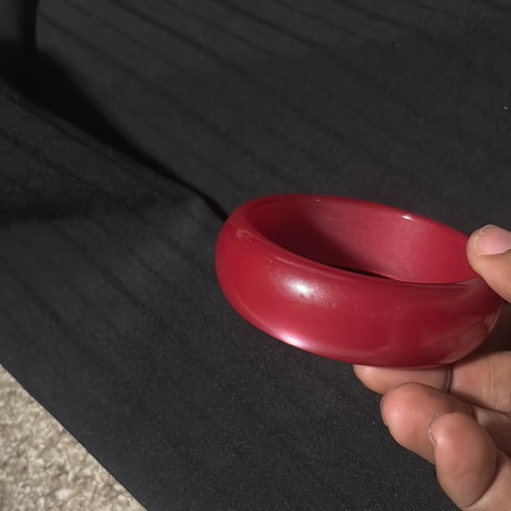 Alexis Bittar Red Chunky Bracelet